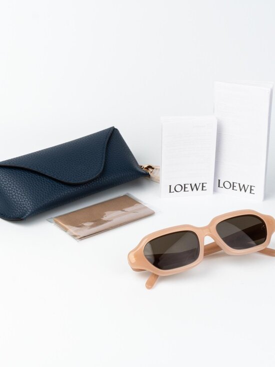 Loewe Women Sunglasses Pink Grey Rectangle LW40157U SLIM 72E NEW AUTHENTIC main image 9